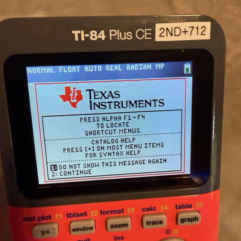 Texas Instruments TI-84 Plus CE Graphing Calculator Hot Pink, Works Great - Picture 2 of 10